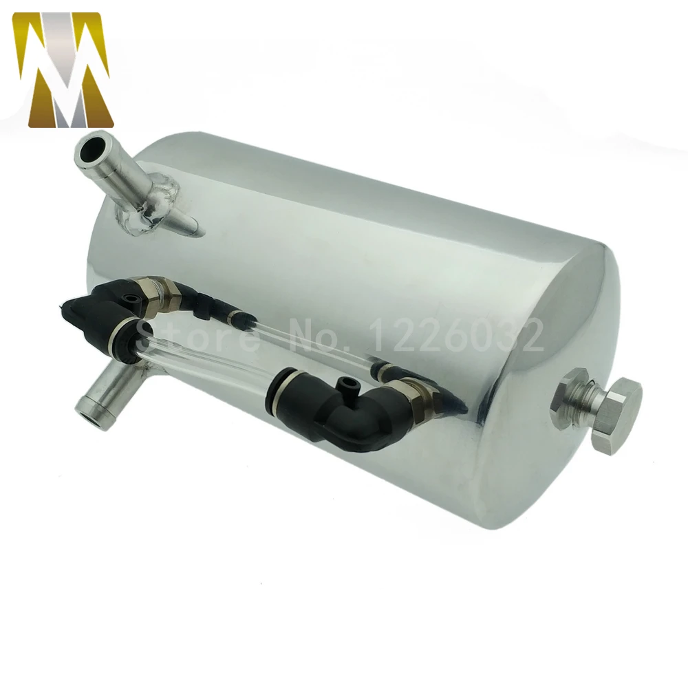 Черный полированный алюминий 0.5L 13 мм 1/2 &quotмаслоуловитель канистра масляный бак