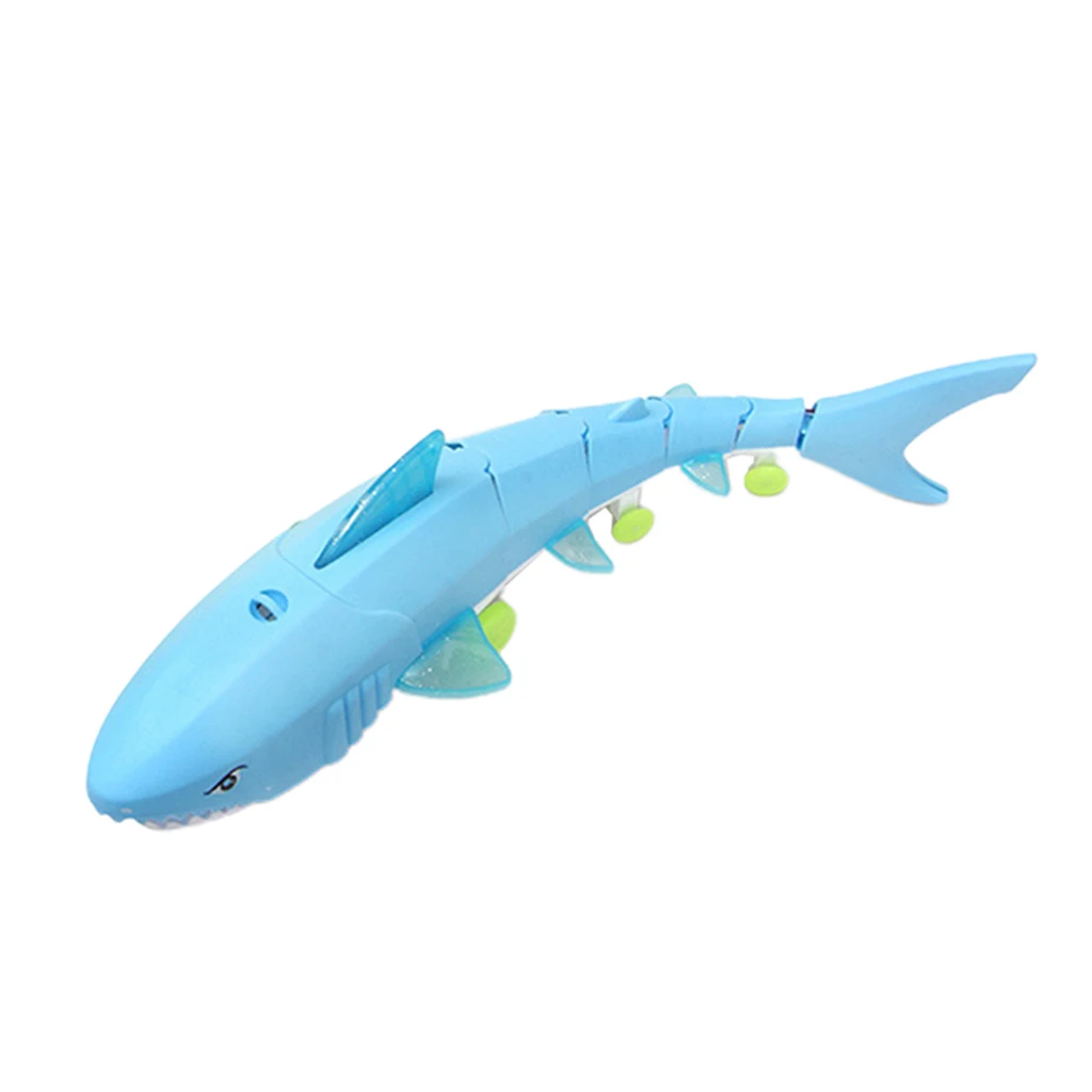 

Ocean Animals Electric Crawling Shark Kids Pull Along Baby Education Toy