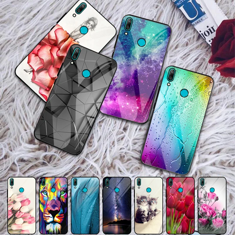 Tempered Glass Case For Huawei Honor 7C Cases Fundas Honor 7C Pro LND-L29 5.99