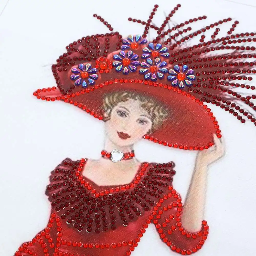 

5D Full Drill Diamond Painting Art DIY Elegant Lady Wall Decor Cross Stitch Kit