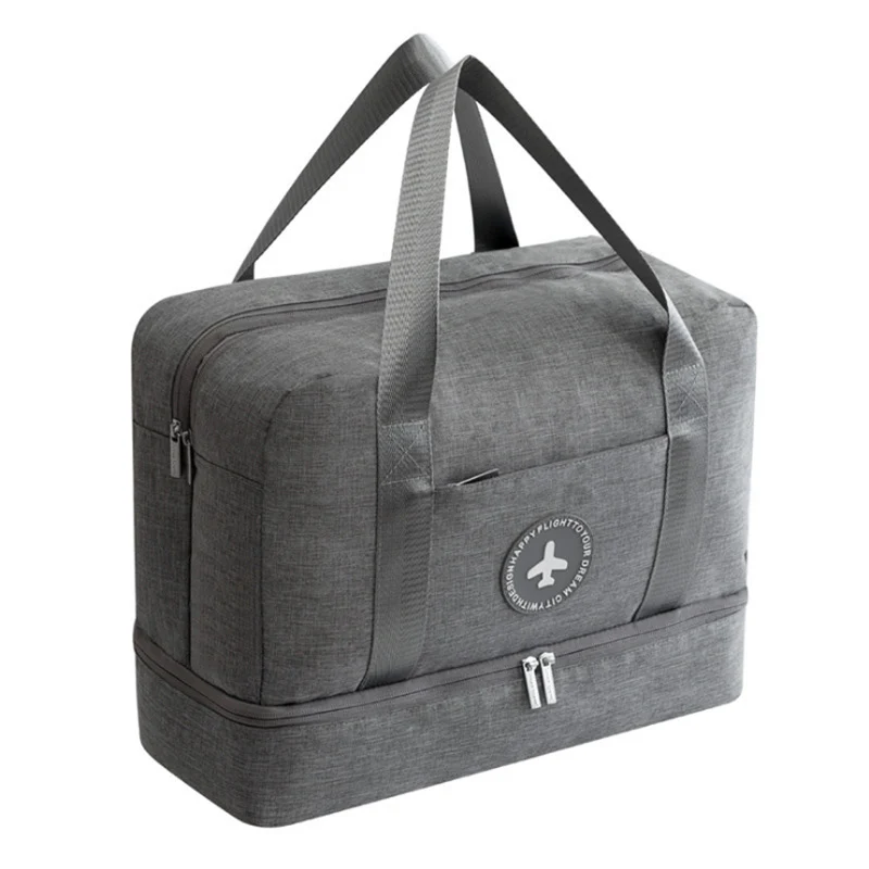 

Cationic Fabric Bag Luggage Bag Waterproof Multifunctional Travel Bag Dry and Wet Clothes Storage Bag Gym Bag