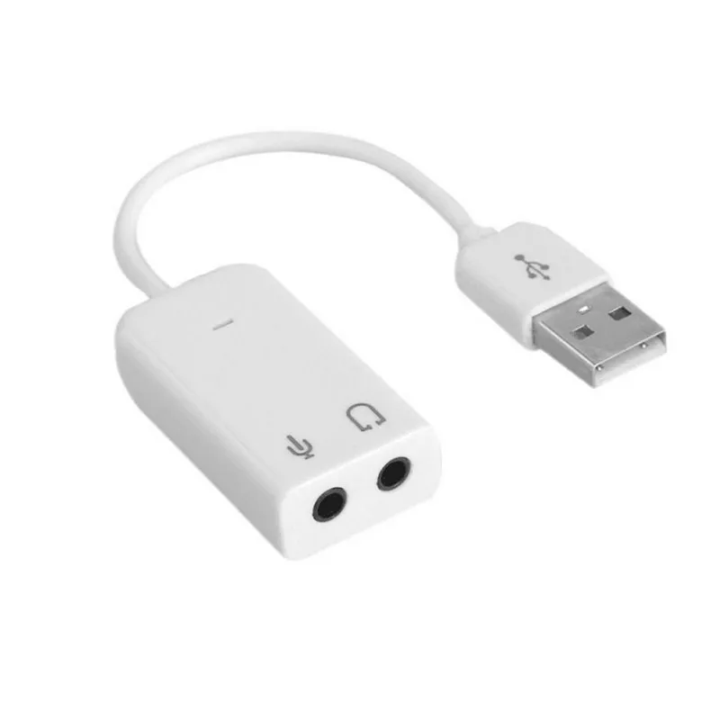 LEORY Аудио Звуковая карта адаптер USB 2 0 аудио 7 1 виртуальный канал Plug And Play Drive Free