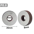 2 шт. 0,8 мм нескользящее грубая Диагональ Рифленое колесо для токарного станка по металлу