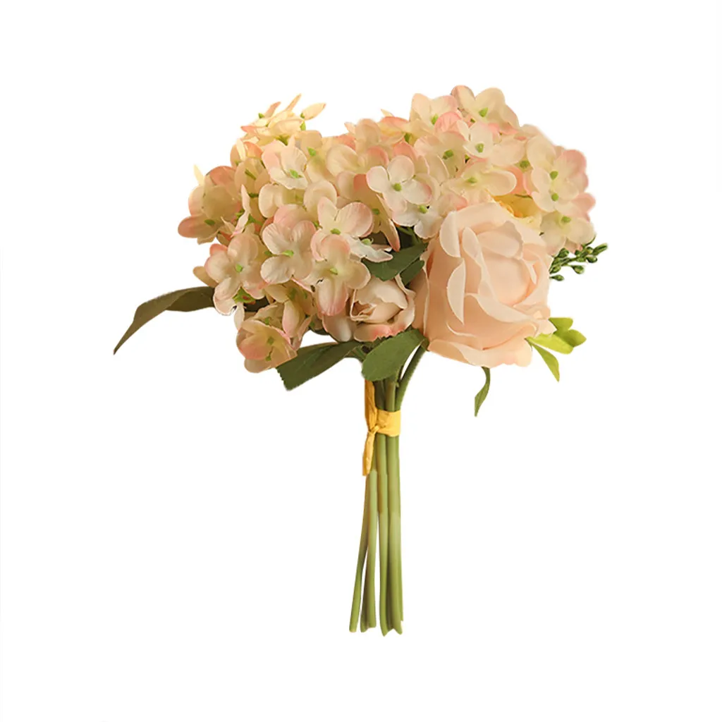 Искусственные цветы пионы розы искусственные свадебный букет украшение для дома