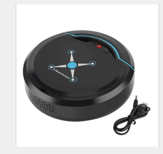 Робот пылесос для уборки дома автоматический умный пола с пультом ДУ сухой и