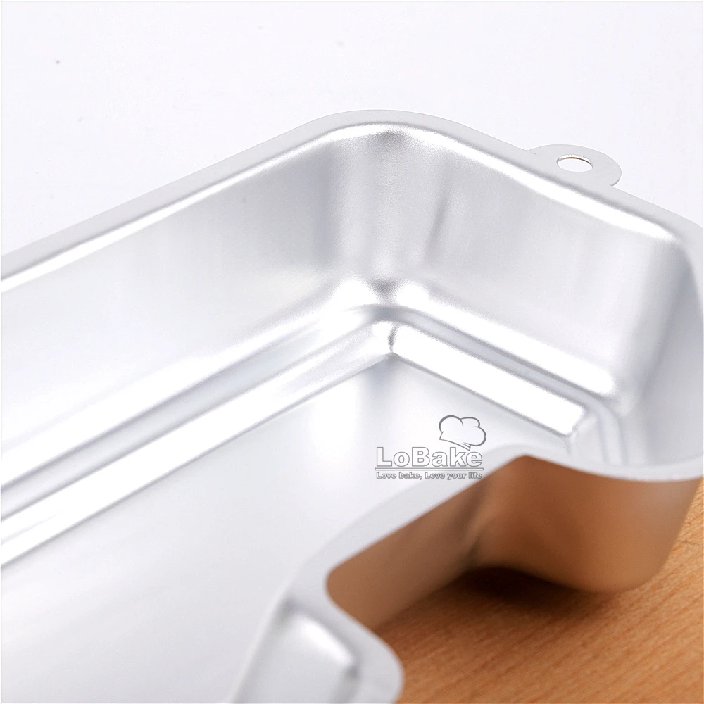 11 inches figure number 1 one shape aluminum metal cake tin pan for DIY kitchen Cake Baking Tools | Дом и сад