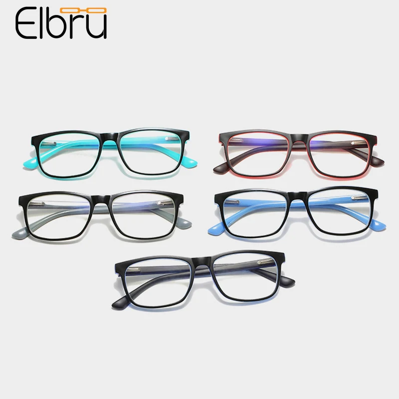 

Elbru Retro Fashion Ultralight Reading Glasses Colorful Frame Presbyopia Eyeglasses Men Women Hyperopia Eyewear Diopters 1.0 4.0