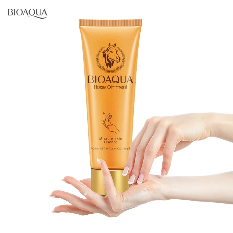 BIOAQUA horse ointment miracle moisturizing hand cream brands anti aging whitening hand lotion creams for hands mango skin care