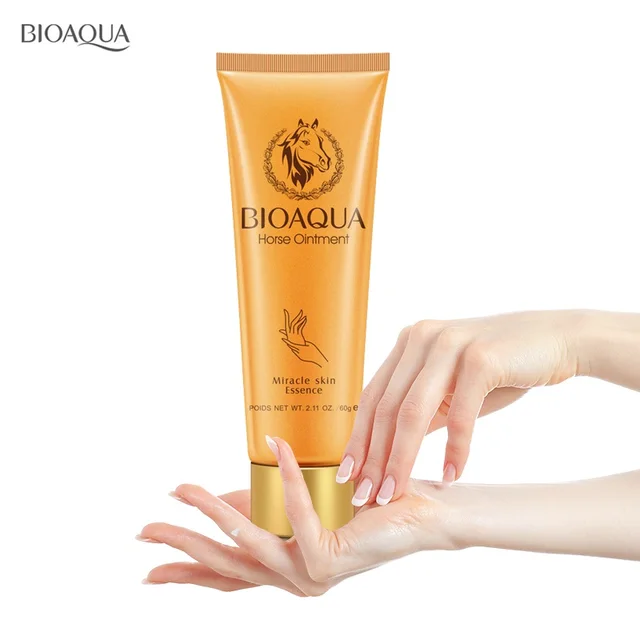 BIOAQUA horse ointment miracle moisturizing hand cream brands anti aging whitening hand lotion creams for hands mango skin care 1