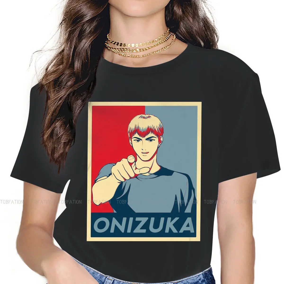 

Женская футболка в стиле ретро с круглым вырезом, 4XL