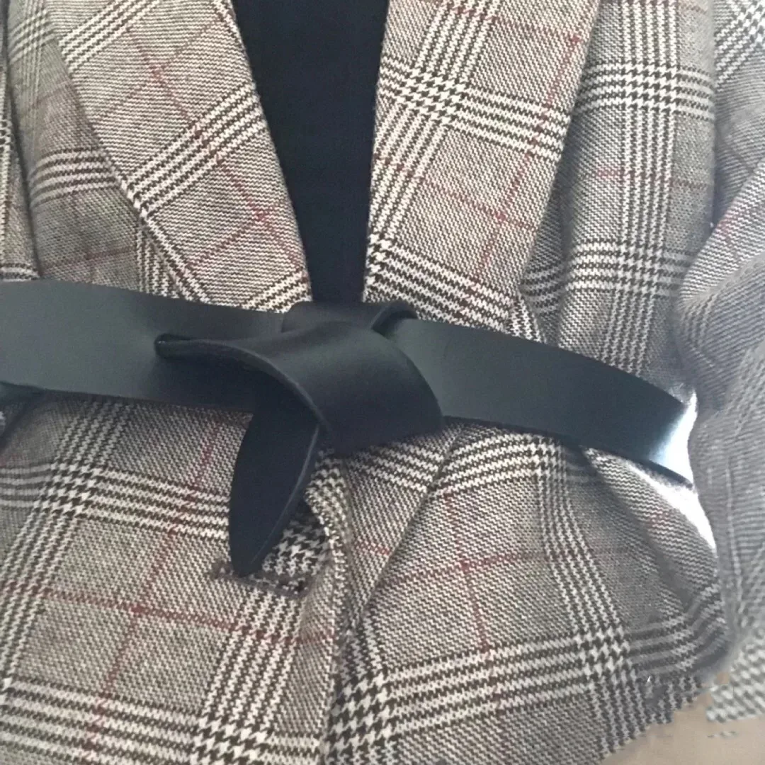 2020 Autumn and Winter New Knotted Leather All-match Women's Belt