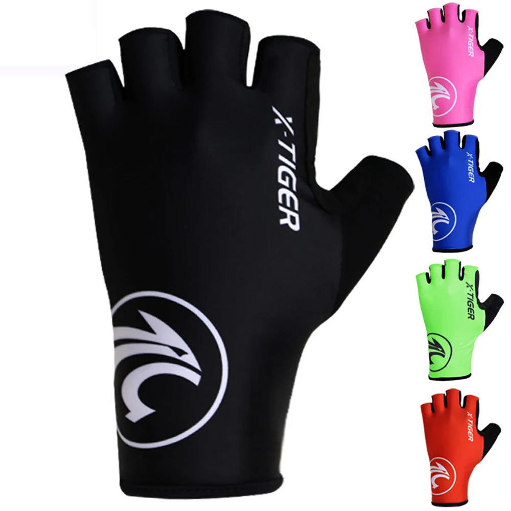 

Cycling Glove Anti-slip Anti-sweat Half Finger Gloves Anti-shock Sports Motorcycle Bike Bicycle Basikal