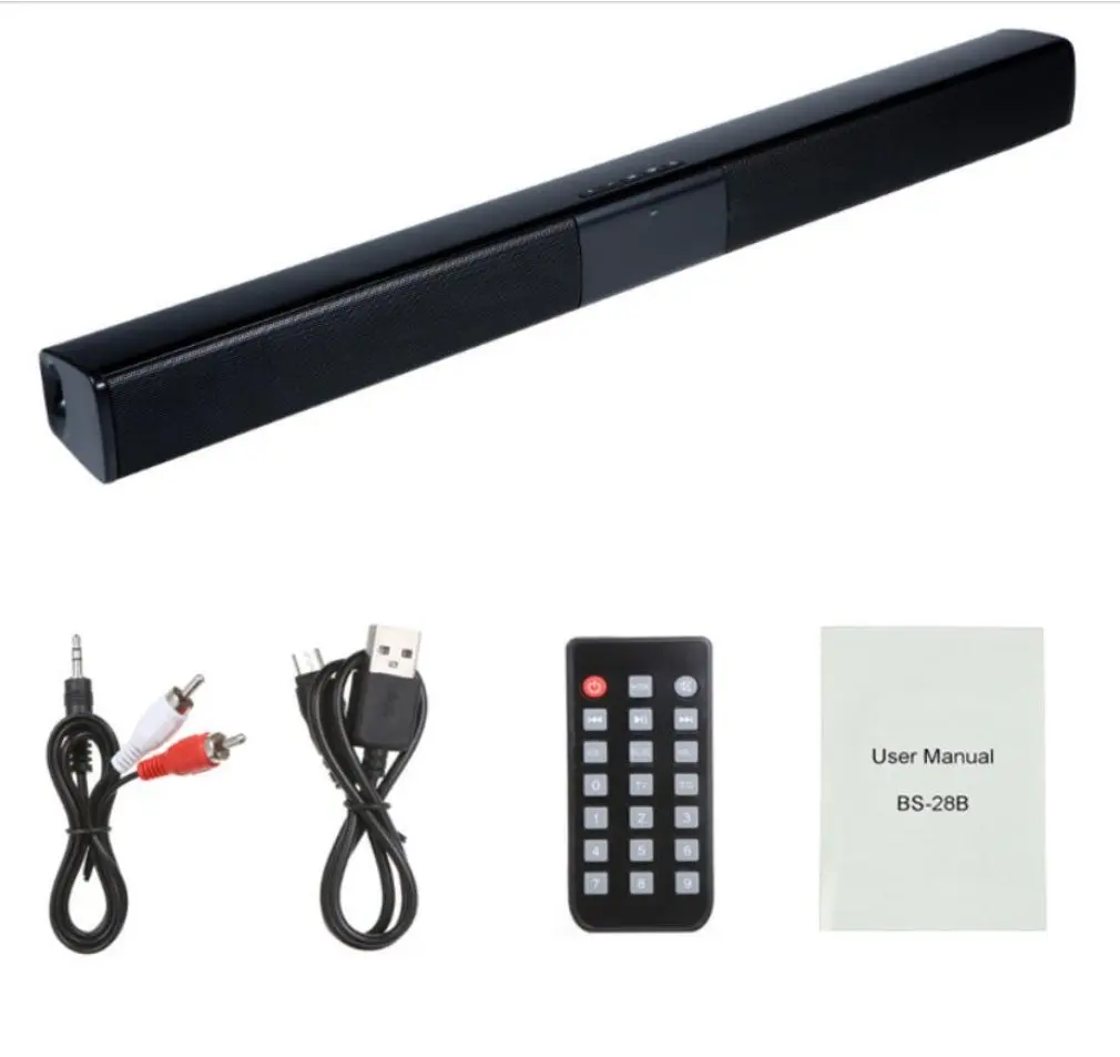 

Звуковая панель динамик беспроводной музыкальный динамик домашний кинотеатр аудио с картой микрофон стерео динамик