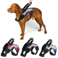 dog harness no pull adjustable reflective breathable pet harness for dog vest outdoor walking dogs supplies training accessories