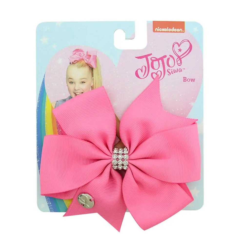 1 шт. 4 5 &quotjojo клип JoJo Луки Jojo Siwa с принтом радуги ленточкой завязанной бантиком