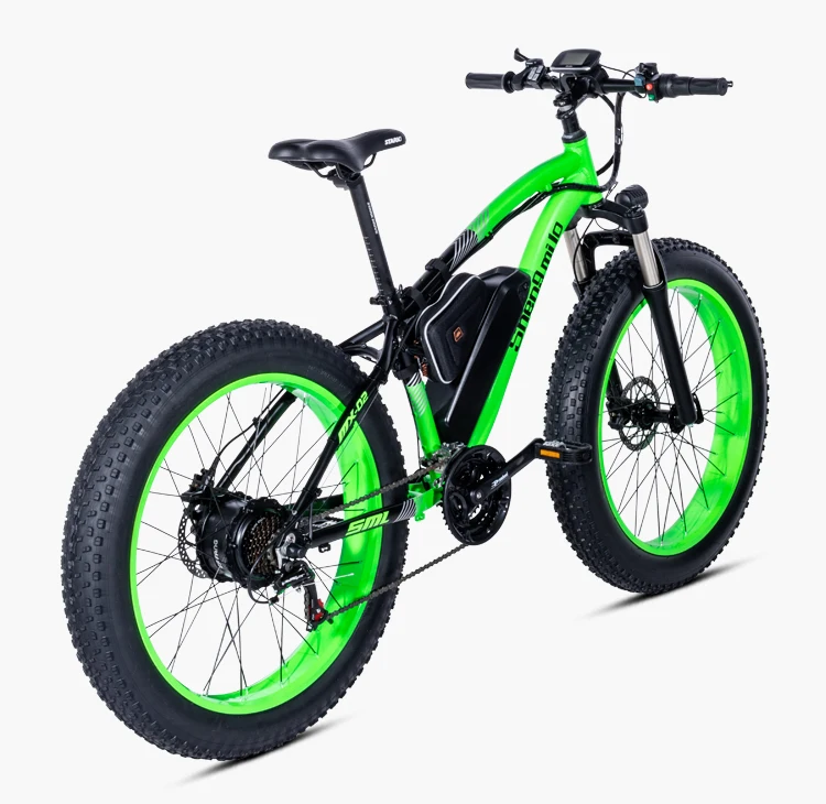 Electric bike 1000W Electric Fat Bike Beach Bike Cruiser Electric Bicycle 48Ｖ17ＡＨ lithium battery ebike electric mountain bike