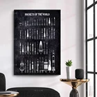 Декор для дома, современные классические плакаты ракеты мира, художественные принты, холст, модульные картины, декор для гостиной, спальни, рамки