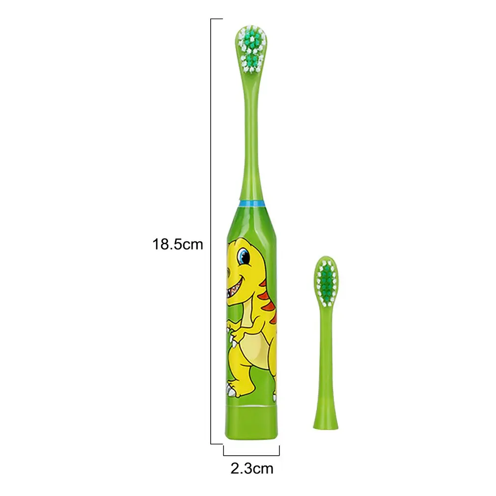 

Lovely Children Electric Toothbrush Cartoon Pattern Double-sided Tooth Brush Heads Electric Teeth Brush For Kids with 1 pcs Head