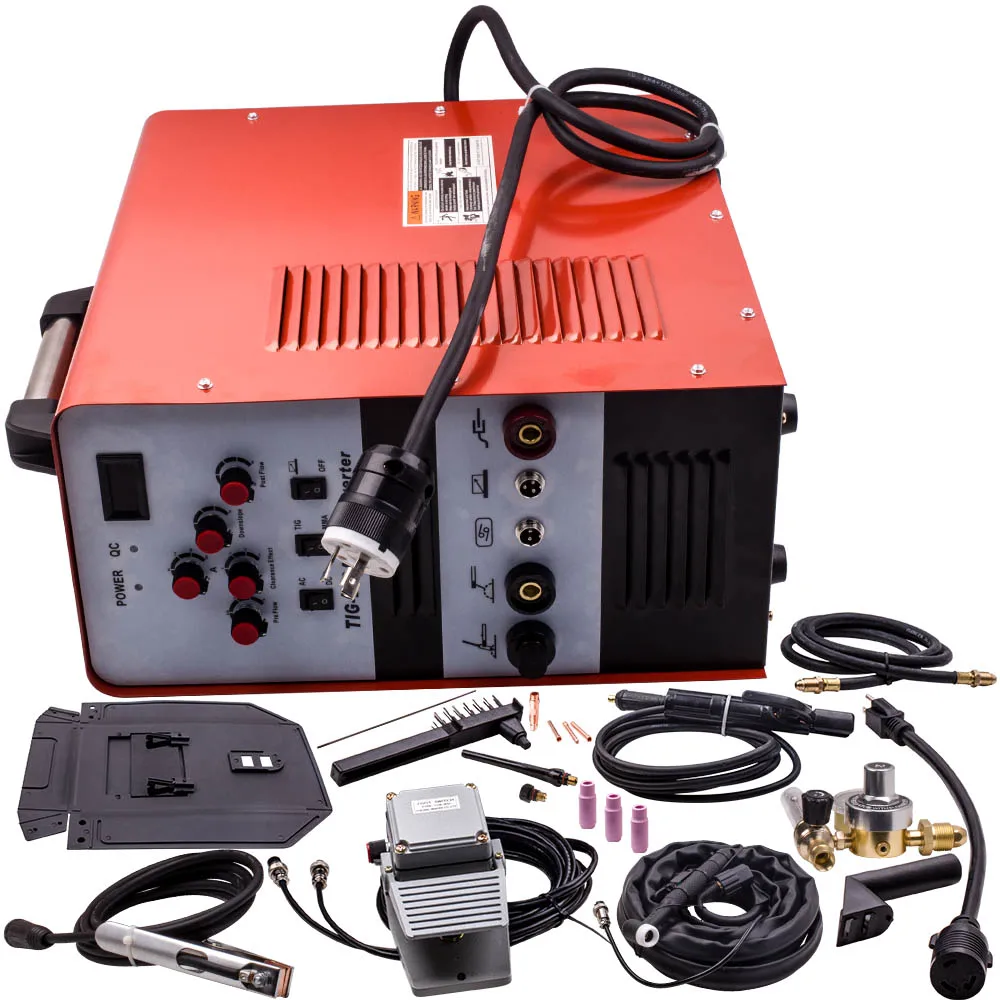 Алюминиевый Дисплей 220 А для сварочного аппарата TIG инвертор постоянного и