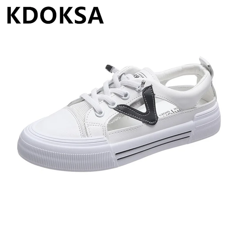 

Net Surface Board Shoes Women Summer 2021 New Women Shoes Small White Summer Fairy Flat Movement Tide