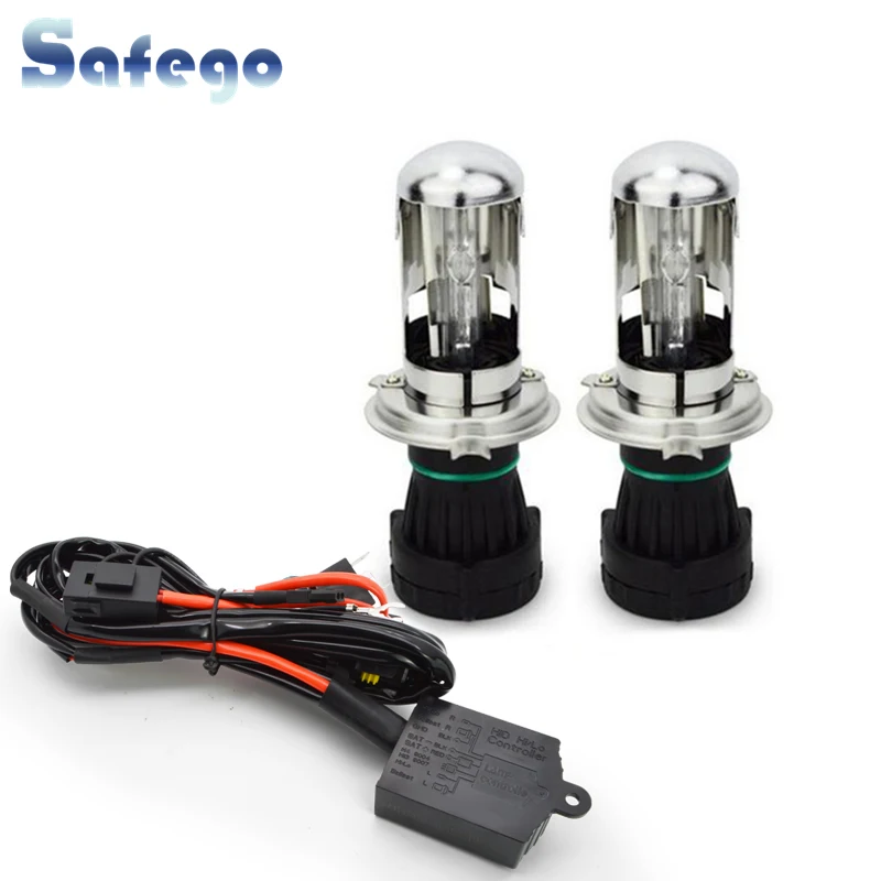 Safego DC 35W Биксеноновая лампа H4 Hi/Lo сменная 3000K 4300K 6000K 8000K | Автомобили и мотоциклы