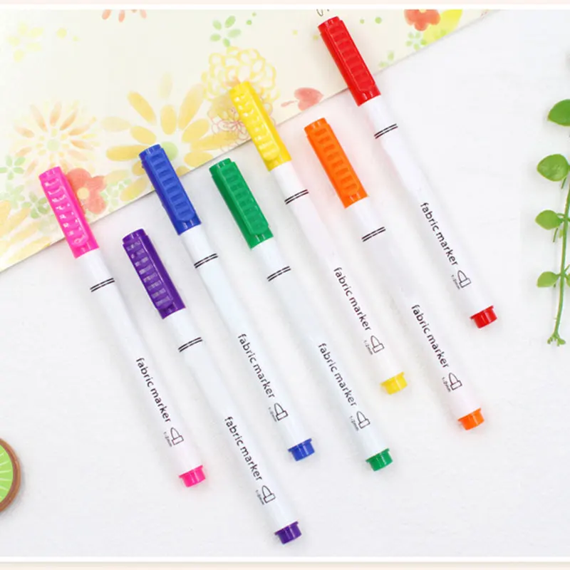 

Флуоресцентные Ручки, флуоресцентная ручка, 8 цветов, художественные маркеры для одежды, холщовых футболок, обуви UY8