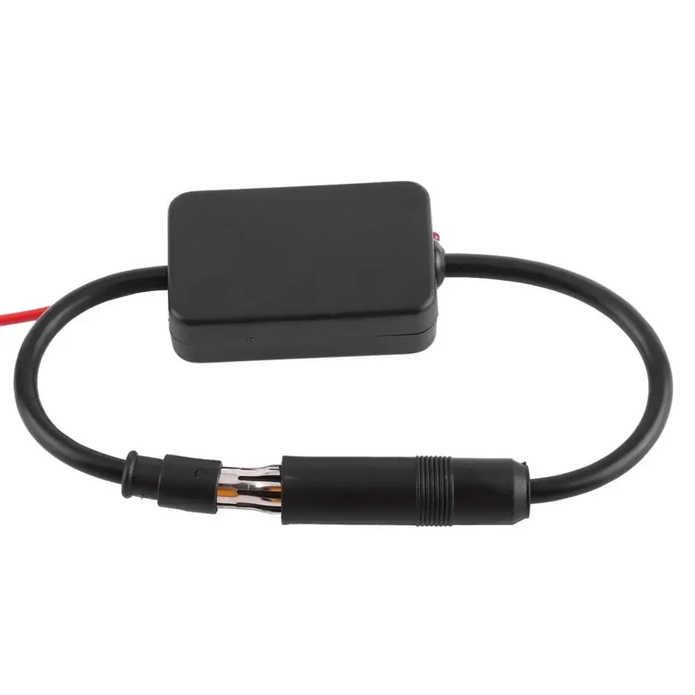 12V Car Automobile Radio Signal Amplifier ANT-208 Auto Vehicles FM Aerial Booster For Enhancing Signals Black | Автомобили и