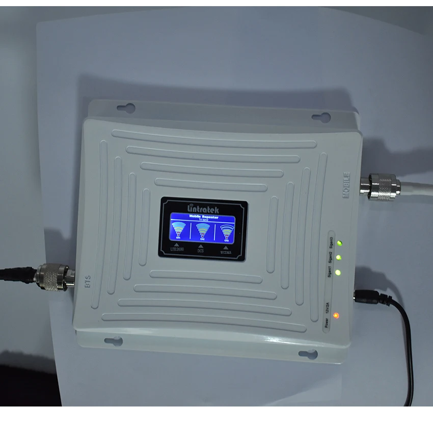 

Celular signal booster 4g Repeater gsm 2g 3g 4g lintratek mobile signal booster LTE 2600MHz WCDMA 2100 LTEDCS/GSM 1800MHz