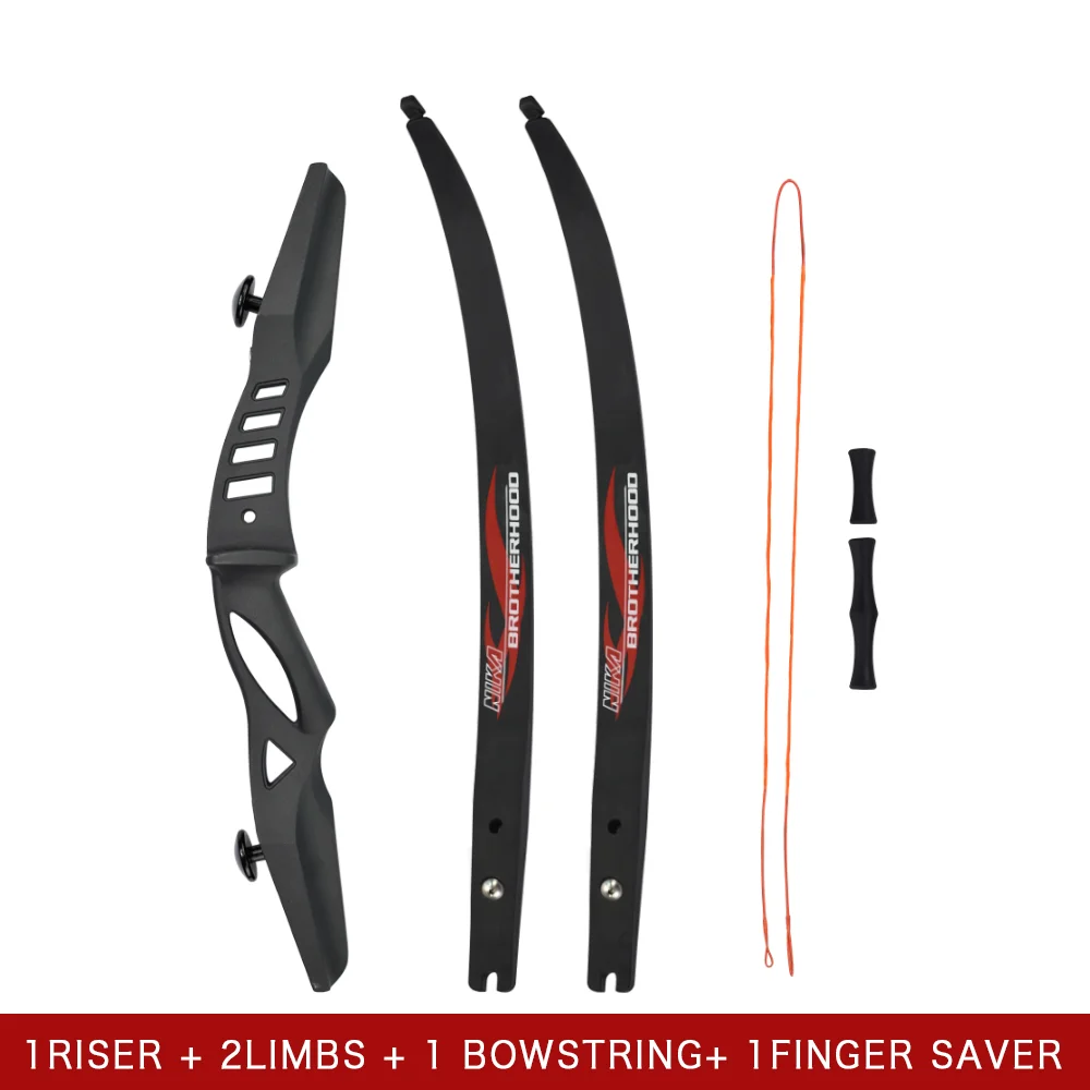 

1set Recurve Bow ILF 20lbs Youth Beginners Child Game Bow Set Right Left Hand Black