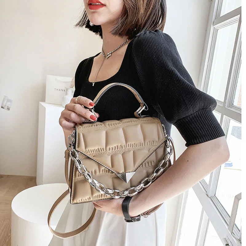 

Luxury Designer Handbags Women Fashion Crossbody Shoulder Bag Crocodile Leather Messenger Flap Chain Bags For Woman