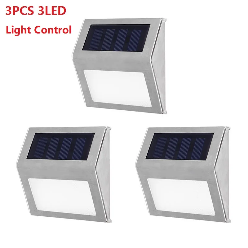 3pcs 3LED 30/40 светодиодный светильник, Солнечная гирлянда, силовая лампа, PIR датчик движения, настенный светильник, уличный солнечный светильник, водонепроницаемый энергетический садовый светильник - Испускаемый цвет: 3pcs 3LED