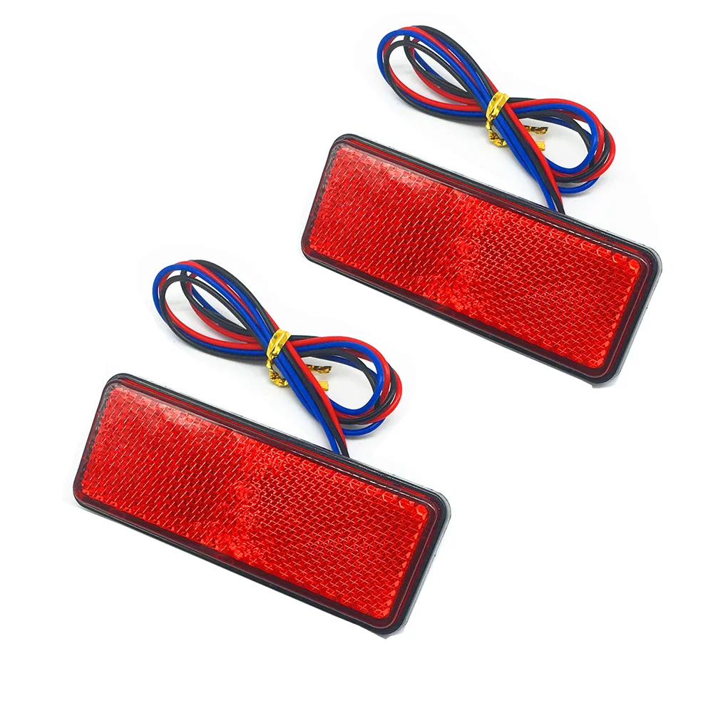 Мотоцикл Скутер 24LED хвост Стоп сигнал поворота стоп сигнала Прямоугольный