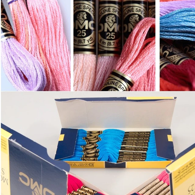 Франция dmc нитки ремесло Стич вышивка крестиком Закладка Рождество Пластиковая