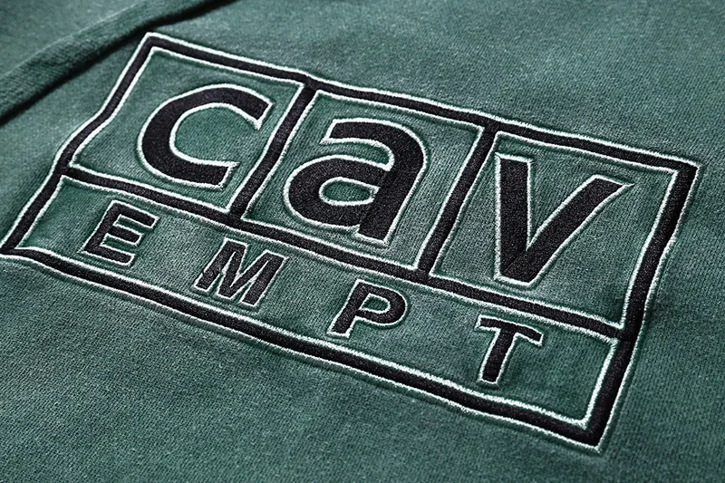 CAV EMPT C.E Gray Purple Green Hoodie Men Women Logo Cavempt Hoodie Embroidered Letters Cavempt Vintage Fashion Sweatshirt