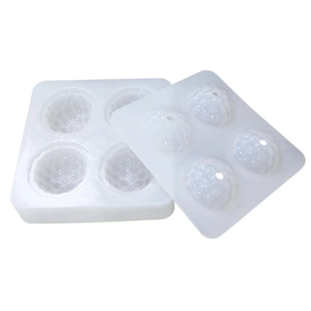 4/6 Cavity Cactus Silicone Mousse Cake Mould Bayberry Fruit Dessert Mold Decorating Tools | Дом и сад