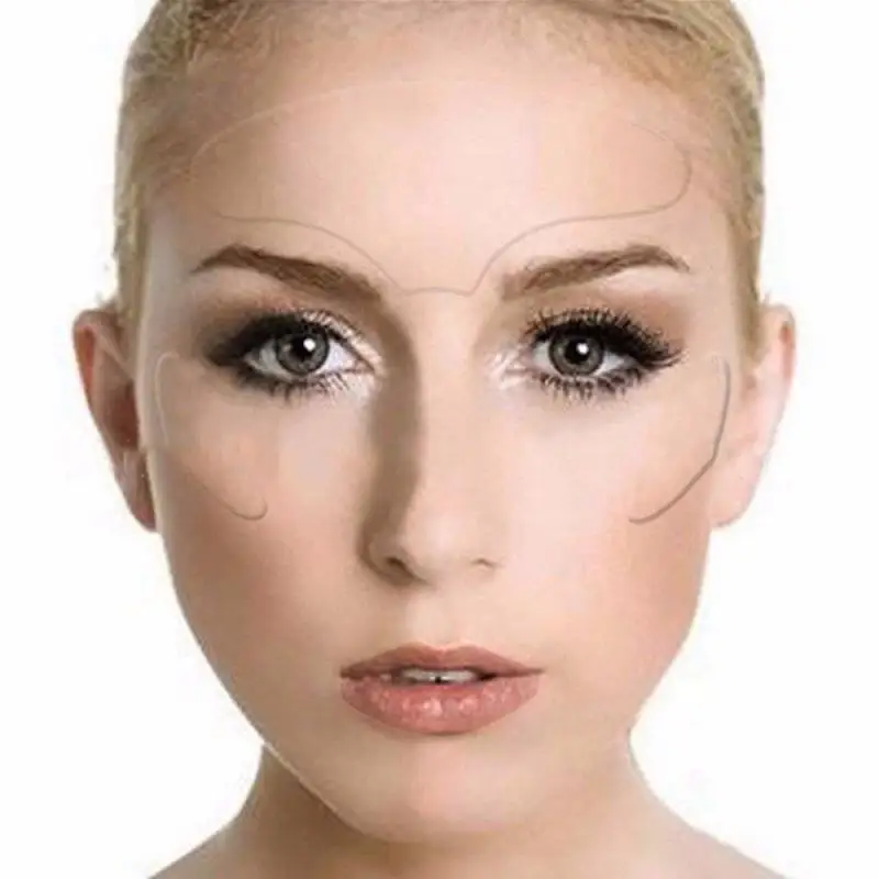 

5Pcs Anti Wrinkle Eye Pads Silicone Reusable Face Lifting Forehead Pad Eye Face Treatment Anti-aging Remover Skin Care Tool