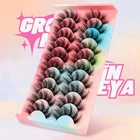 Ресницы Накладные из норки, 510 пар, тонкие накладные ресницы пушистые