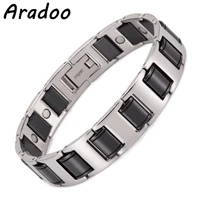 aradoo magnetic bracelet for bracelet korea stainless steel bracelet mens bracelet metal bracelet clasp bracelet holiday gift
