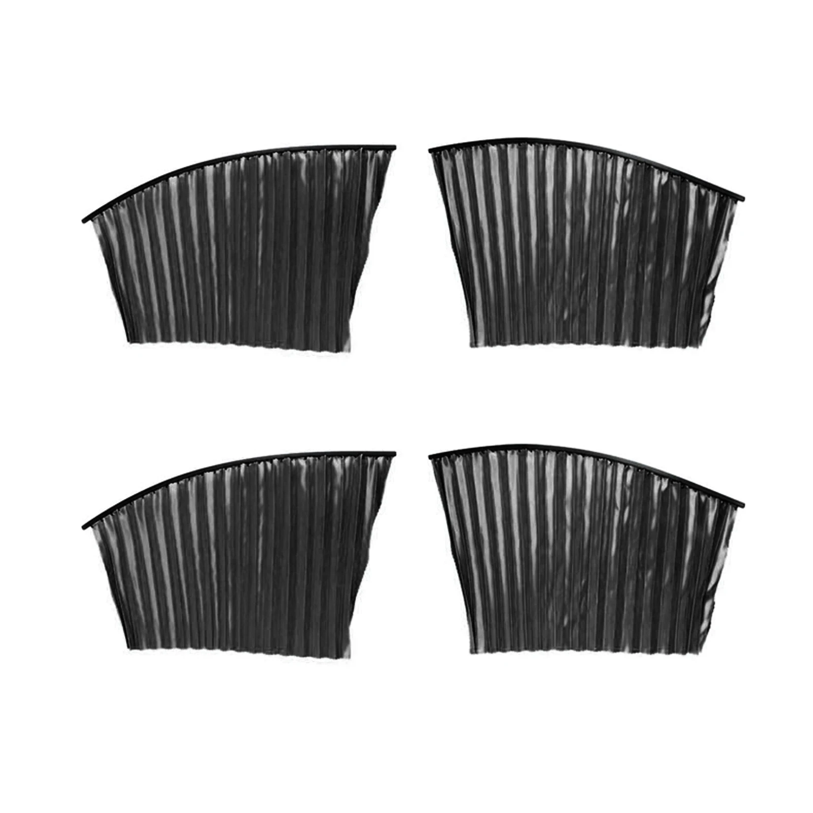 

4pcs Slidable Car Curtains Protective Car Side Drape For Sedan SUV Summer