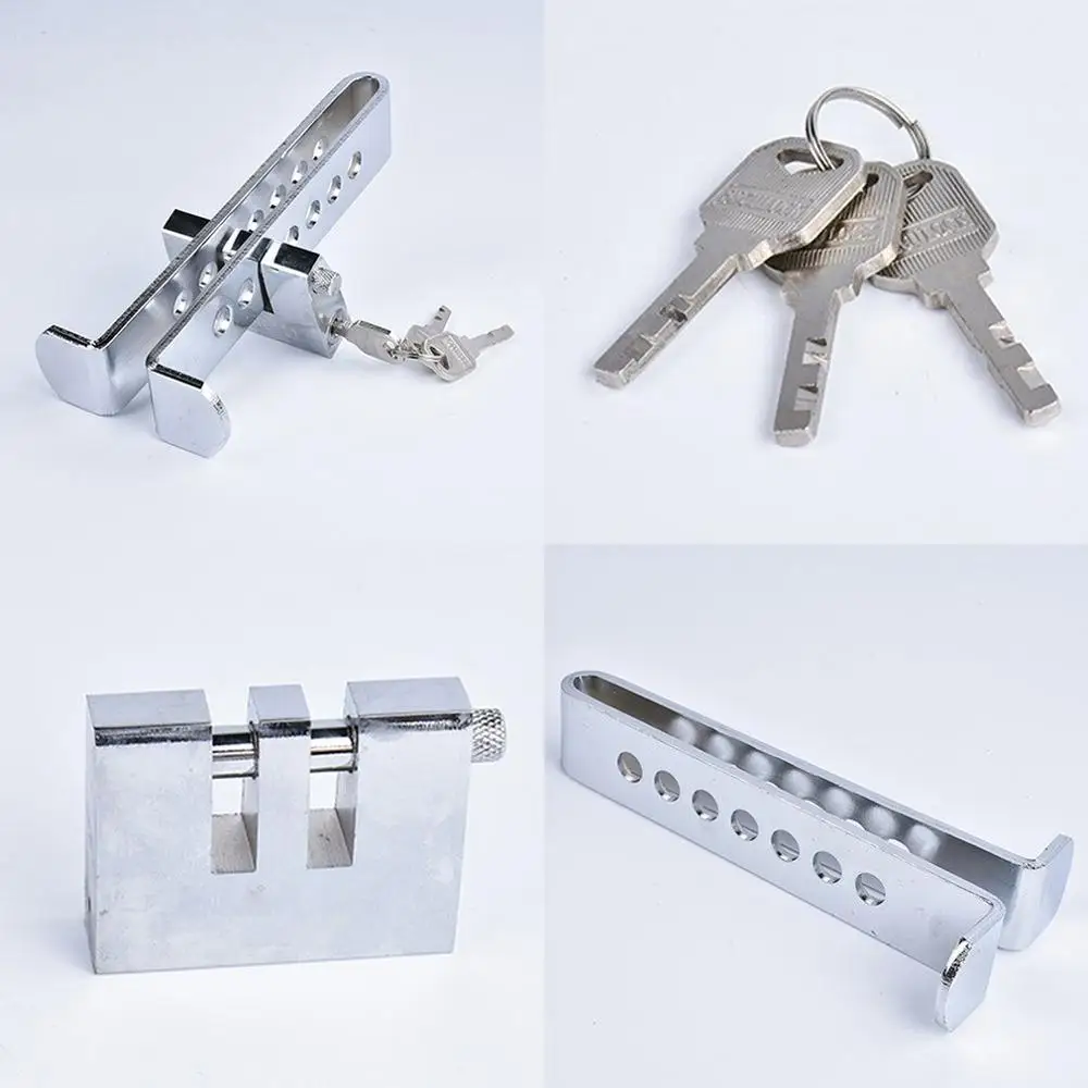 Универсальный автомобильный замок из легированной стали для защиты от кражи