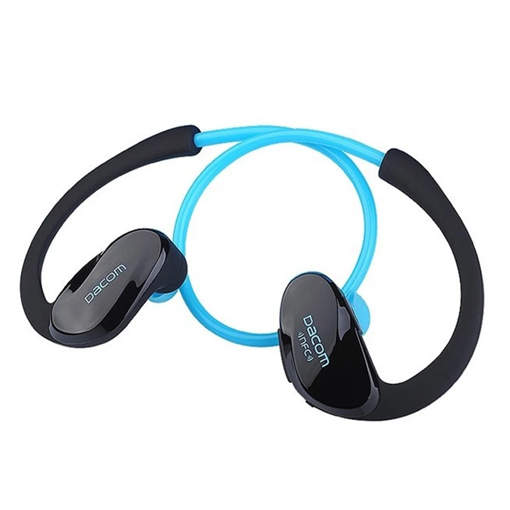 Беспроводные спортивные наушники Dacom Athlete NFC с ушным крючком Bluetooth 4 1 защитой от
