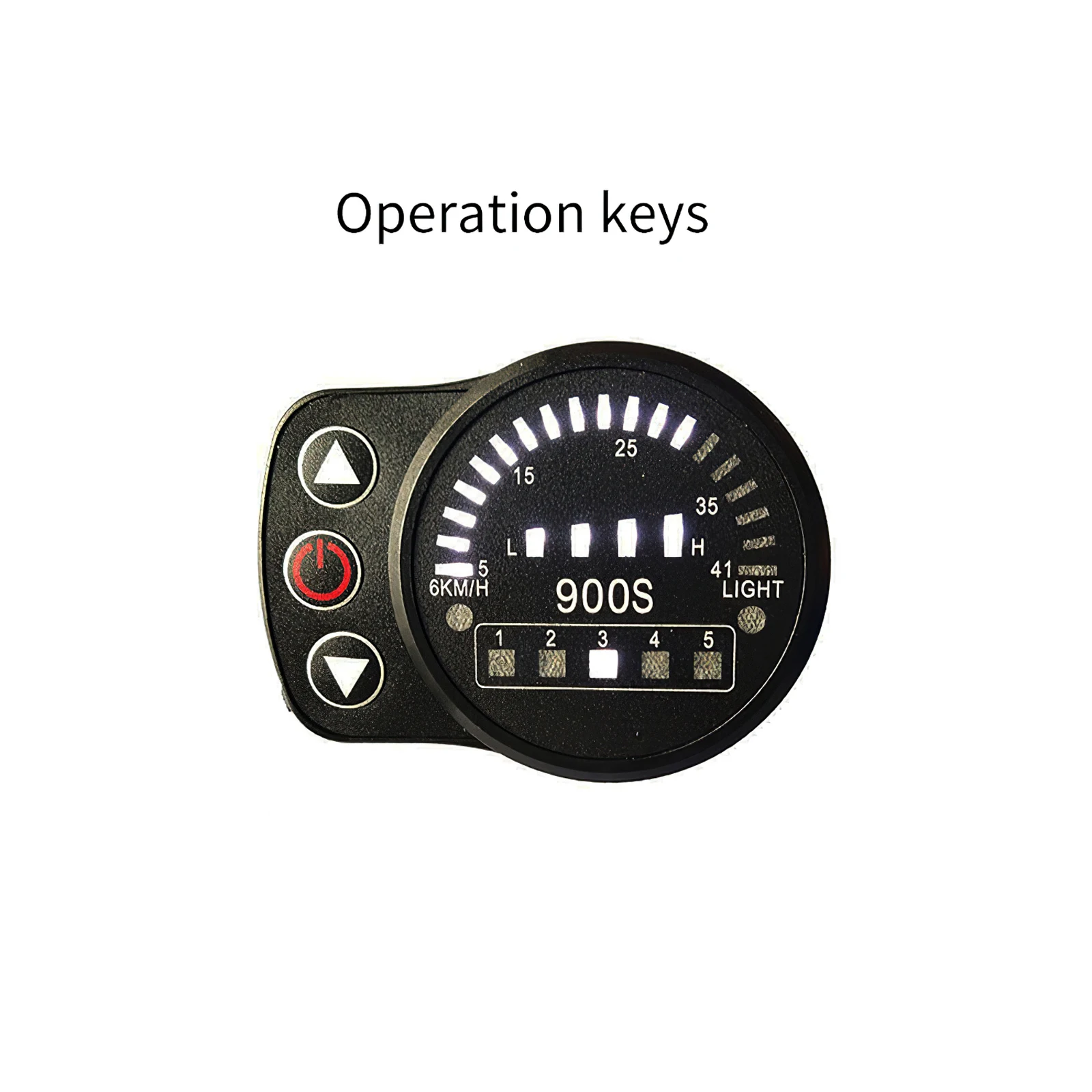 

Фонарь со светодиодным дисплеем для электровелосипеда, измеритель скорости для электрического велосипеда, интеллектуальное управление ди...