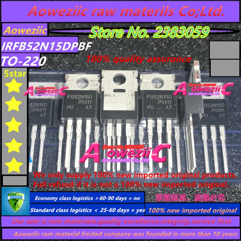 Aoweziic 2018 + 100 новый импортный оригинальный IRFB52N15DPBF IRFB52N15D IRFB52N15 FB52N15D TO-220 трубка с