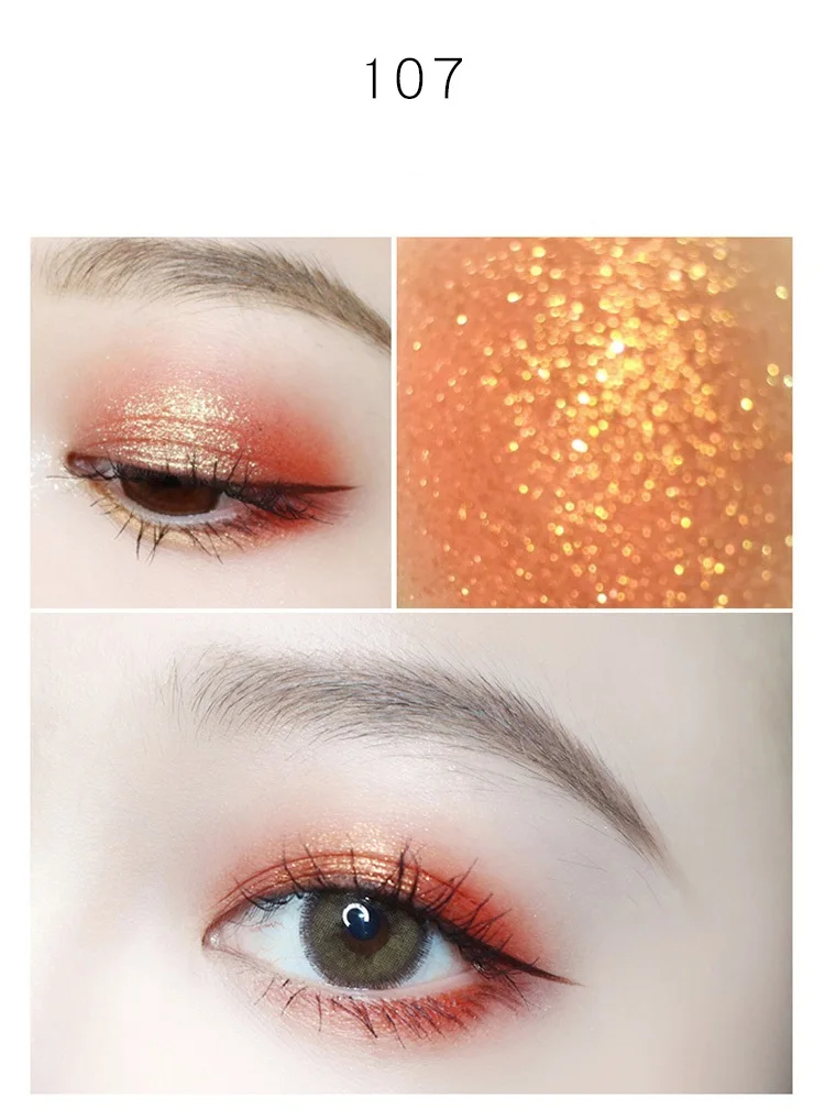 Сияющие матовые DuoChrome тени для век Палитра голографические блестящие