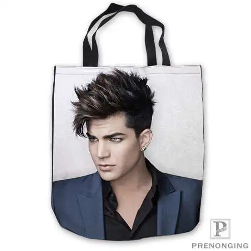 На заказ холст adam_lambert_new_press Tote плечо Повседневная хозяйственная сумка пляжная