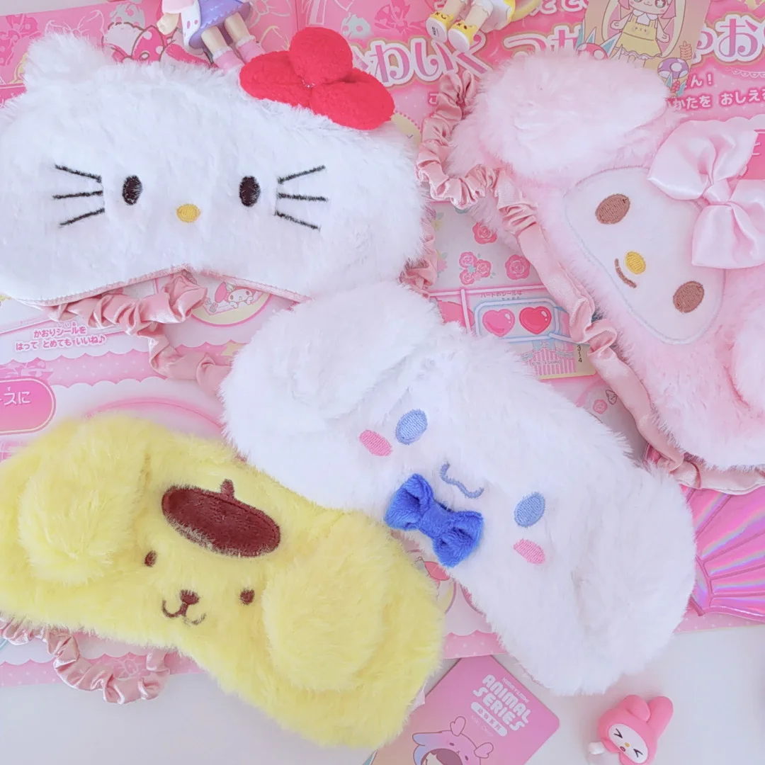 Sanrioed Kawaii Cinnamoroll Mymelody помпон пурин Гудетама затенение Путешествия сна защита