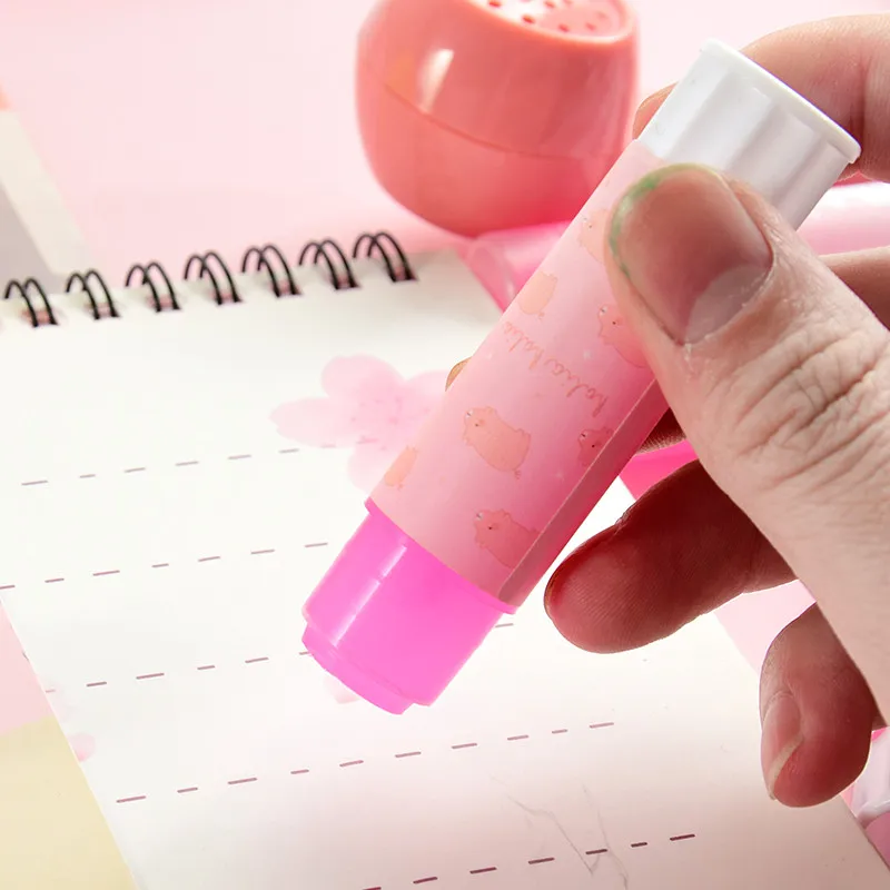 Цветной твердый клей креативный карандаш для студентов с высокой вязкостью