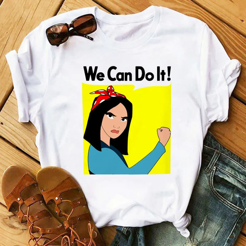 

Hua mu LAN printed t-shirts, ms, ms princess harajuku fashion T-shirt clothing girl summer top Ulzzang street punk clothing kawa