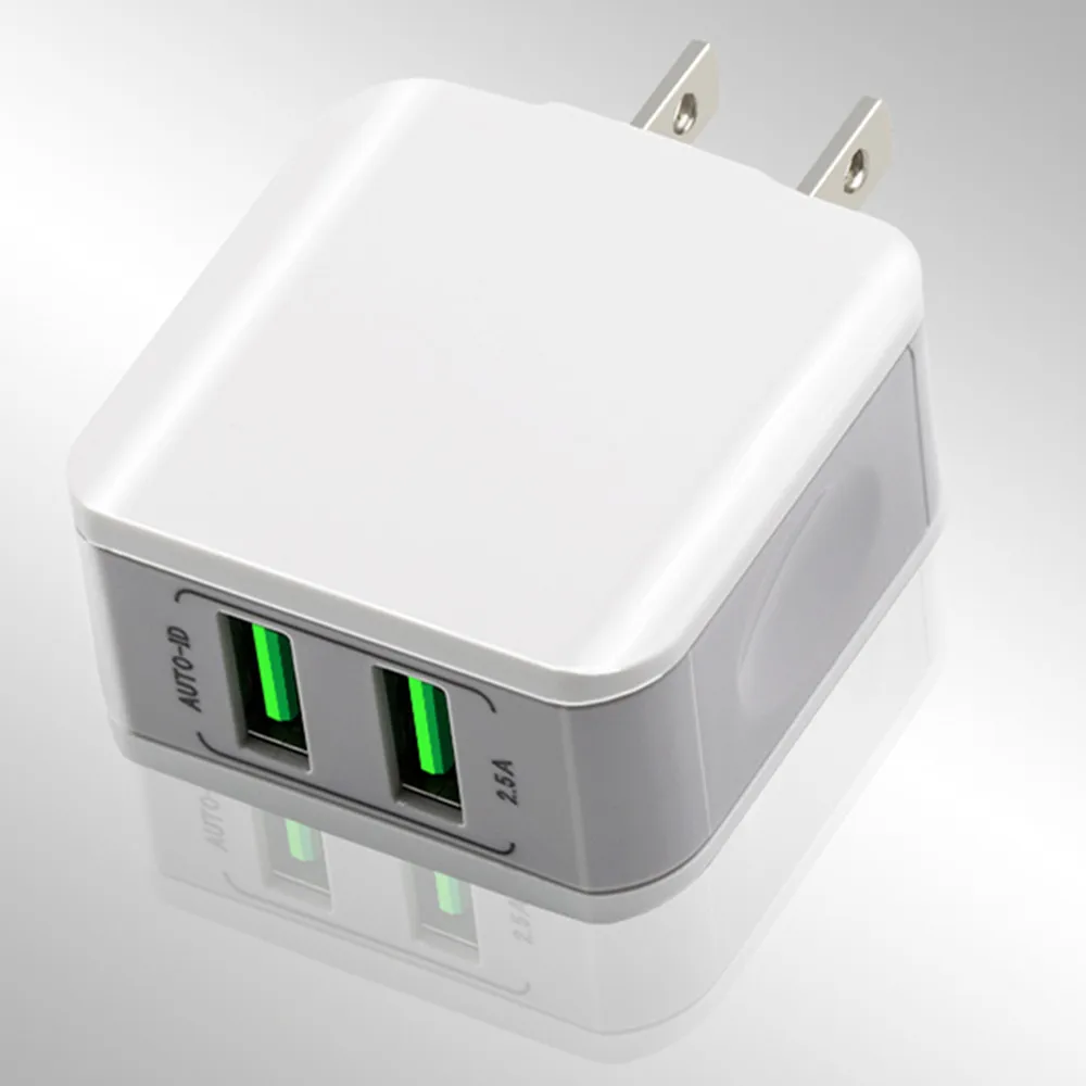 Смарт USB зарядное устройство для сотового телефона, настенный адаптер для путешествий, двойной USB адаптер для быстрой зарядки, штепсельная вилка европейского стандарта для IPhone, samsung, Xiaomi, планшета, huawei