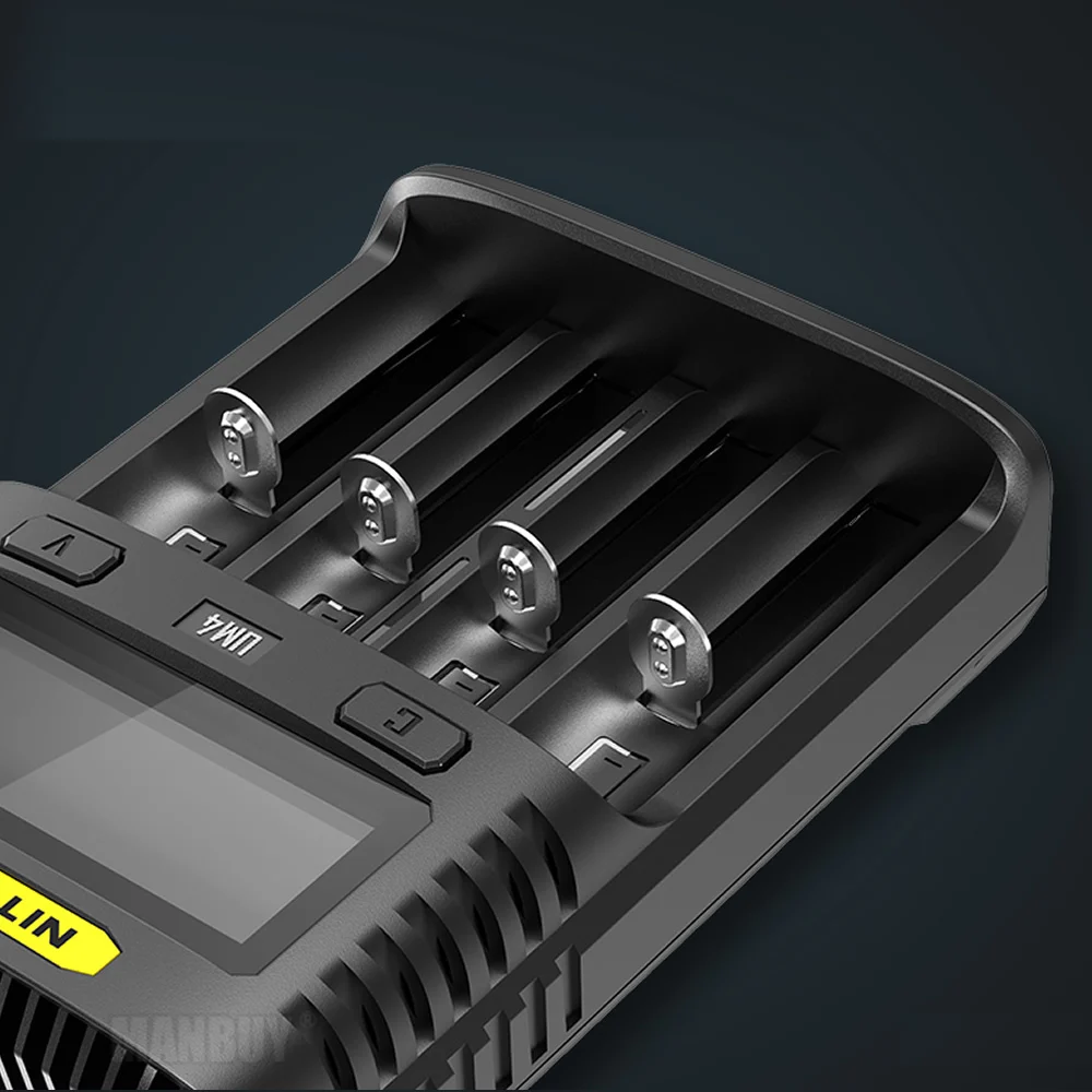 Бесплатная доставка интеллектуальное зарядное устройство NITECORE UM4 с USB и ЖК